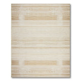 Beige and Neutral Beige Textured Geometric Woven Area Rug