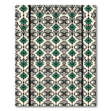 Teal Geometric Persian Area Rug