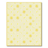 Cheerful Yellow Daisy Clover Area Rug