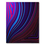 Abstract Area Vibrant Swirling Waves Abstract Area Rug