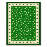 Emerald Shamrock Scatter Area Rug