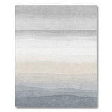 Grey Abstract Horizon Area Rug