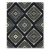Heritage Tribal Black Heritage Tribal Geometric Area Rug