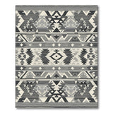 Black and White Geometric Black White Southwestern Geometric Area Rug
