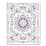 Purple Floral Vintage No. 15 Area Rug