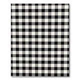 Rustic Black White Checkered Rustic Farmhouse Area Rug