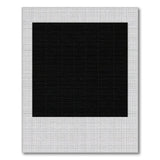 Black Grid Geometric Area Rug