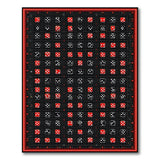 Retro Dice Maze Area Rug