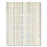Modern Teal Grid Woven Area Rug