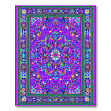 Vibrant Multi-Color Mandala Persian Rug