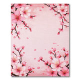 Cherry Blossom Pink Floral Area Rug