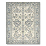 Blue and Teal Blue Teal Traditional Persian Area Rug