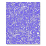 Purple Wavy Abstract Abstract Area Area Rug