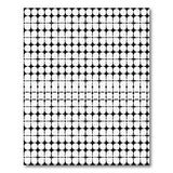 Geometric Modern Black White Geometric Diamond Grid Area Rug