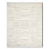 Beige and Neutral Modern Geometric Abstract Beige Area Rug