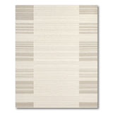 Geometric Modern Beige Neutral Vertical Stripe Area Rug