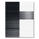 Black and White Modern Black White Geometric Dot Area Rug