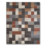 Geometric Modern Modern Geometric Grey Block Area Rug