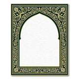 Ornate Emerald Arch Persian Area Rug