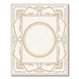 Elegant Ornate Floral Beige Area Rug