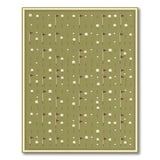 Green Golf Pattern Area Rug