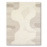Abstract Area Fluid Beige Abstract Area Rug