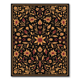 Traditional Persian Opulent Gold Floral Persian Area Rug