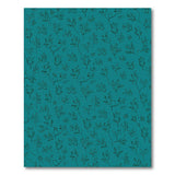 Teal Olive Branch Fruit Area Rug