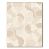 Beige Neutral Abstract Area Rug
