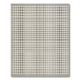 Grey Geometric Diamond Weave Area Rug