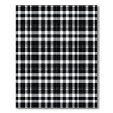 Black and White Bold Black White Plaid Area Rug