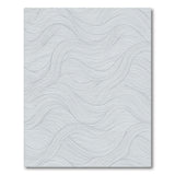 Grey Flowing Wave Abstract Area Rug