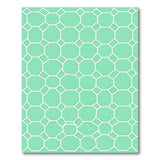 Mint Green Octagonal Geometric Area Rug