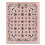 Traditional Persian Ornate Floral Border Beige Area Rug