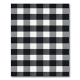 Rustic Farmhouse Black and White Classic Black White Checkered Farmhouse Rug