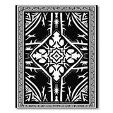 Heritage Tribal Bold Black White Heritage Tribal Area Rug