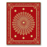 Imperial Red Mandala Persian Area Rug