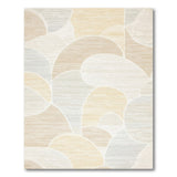 Beige Cloud Wave Abstract Area Rug