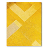 Yellow Geometric Modern Area Rug