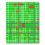 Vibrant City Streets Kids Play Rug