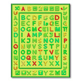 Vibrant Alphabet ABC Kids Learning Rug