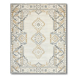 Ivory Southwestern Geometric Area Rug