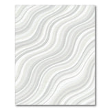 Abstract Area Grey Wavy Lines Abstract Area Rug