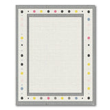 Polka Dot Border Multi-Color Area Rug