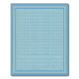 Blue Geometric Lattice Area Rug