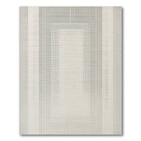 Geometric Modern Modern Grey Geometric Grid Area Rug