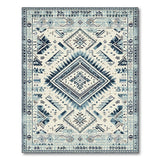 Heritage Tribal Blue Teal Heritage Tribal Area Rug