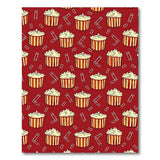 Red Popcorn Bucket Cartoon Area Rug