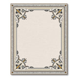 Ornate Gold Greek Key Border Area Rug