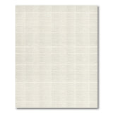 Subtle Beige Grid Area Rug